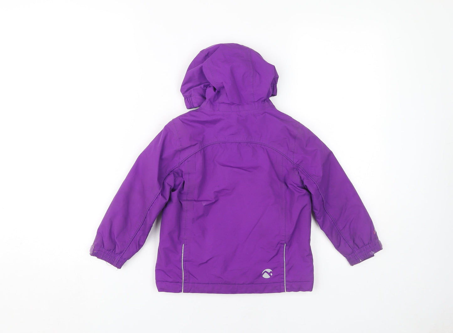 Gelert Girls Purple Hooded Waterproof Jacket 3-4 Years