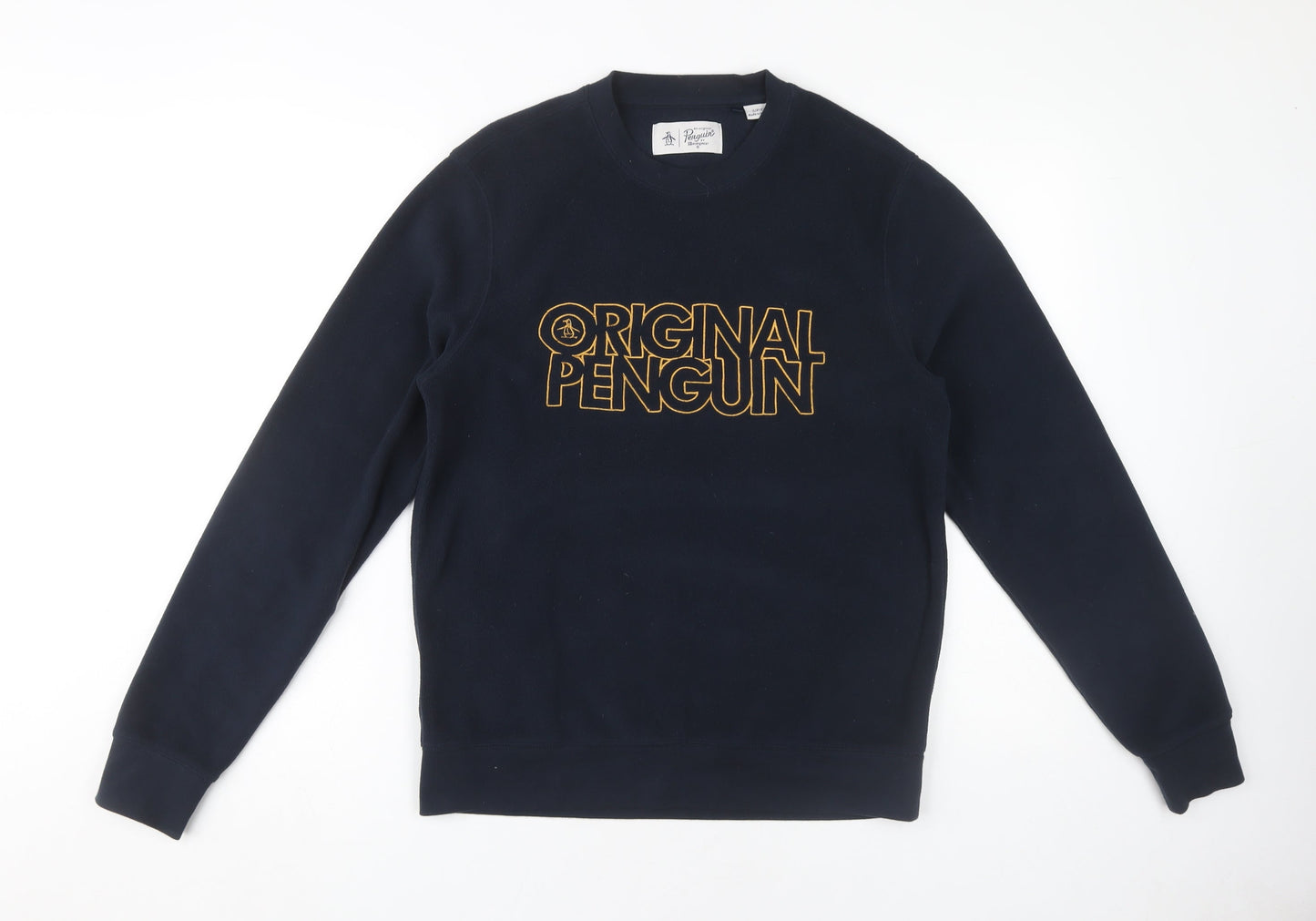 Mens UK Size S Original Penguin Black Pullover Sweatshirt
