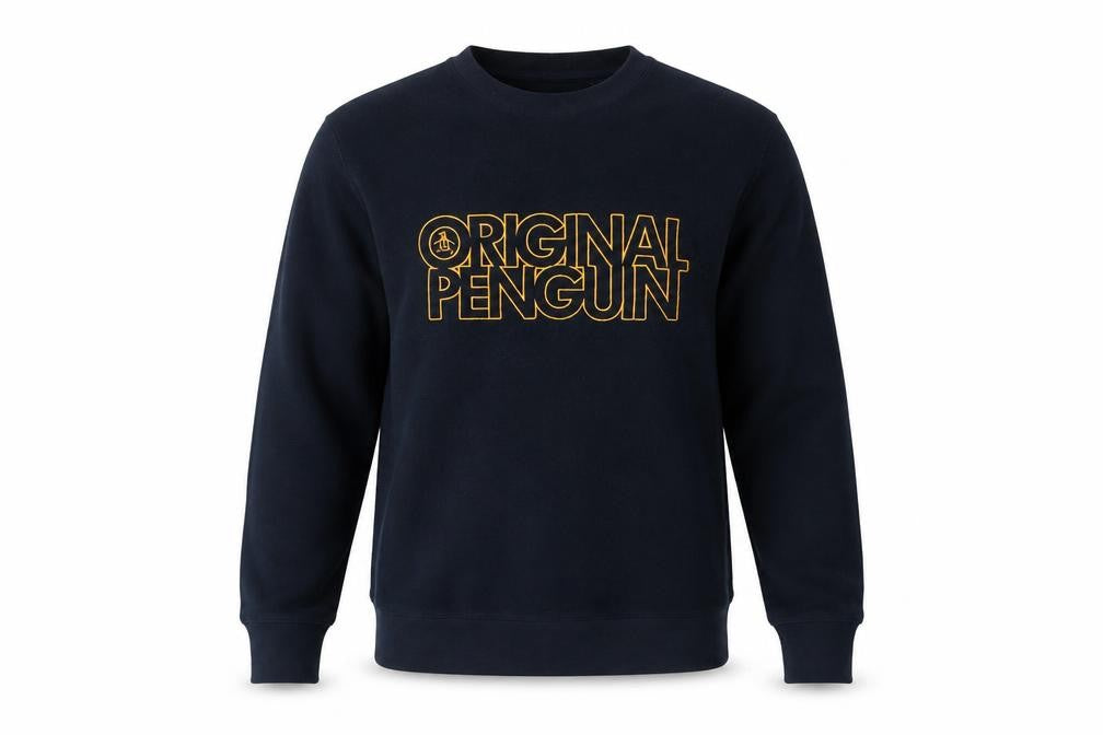 Mens UK Size S Original Penguin Black Pullover Sweatshirt
