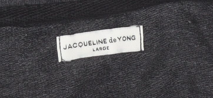 Jacqueline de Yong Women's Black Pullover Sweatshirt L