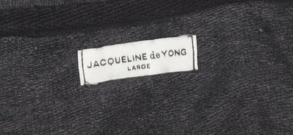 Jacqueline de Yong Women's Black Pullover Sweatshirt L