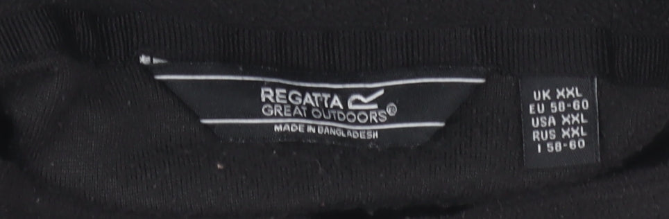 Mens UK Size 2XL Regatta Black Pullover Sweatshirt
