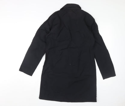 Womens UK Size 10 Peter Storm Black Overcoat