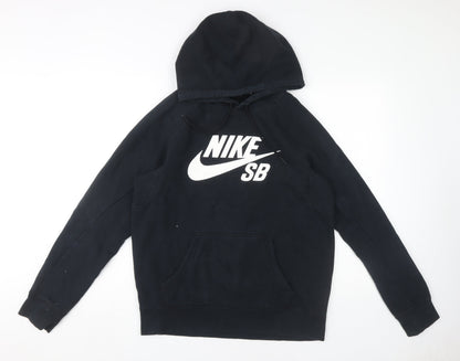 Mens UK Size S Nike Black Pullover Hoodie