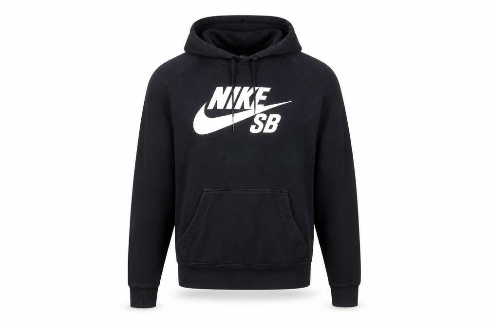 Mens UK Size S Nike Black Pullover Hoodie