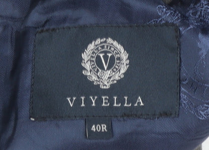 Viyella Men's Grey Blazer Jacket 40R Regular Fit