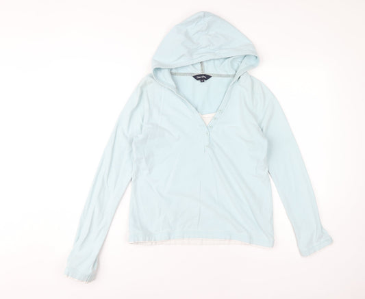 Peter Storm Women's Blue Hoodie Top, Size 10