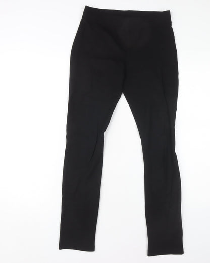 DKNY Women's Black Petite Stretch Leggings - Excellent