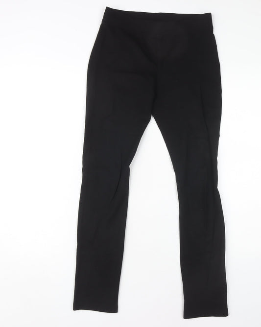 DKNY Women's Black Petite Stretch Leggings - Excellent