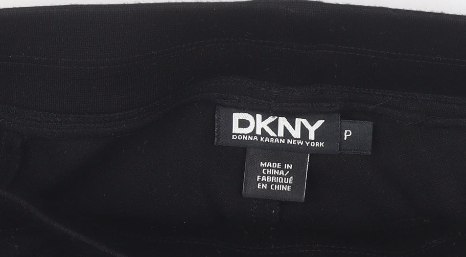 DKNY Women's Black Petite Stretch Leggings - Excellent