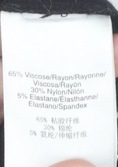 DKNY Women's Black Petite Stretch Leggings - Excellent