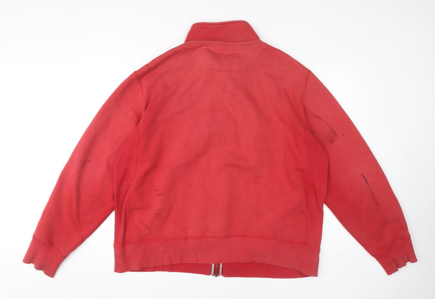 Mens UK Size XL Nike Red Full Zip Sweatshirt