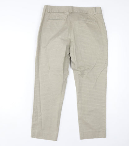 Banana Republic Women's Beige Chino Trousers Size 8