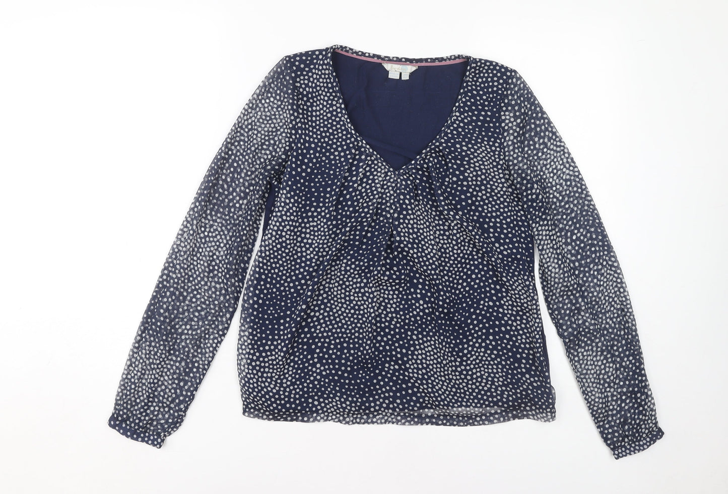 Womens UK Size 6 Boden Blue Tunic Blouse