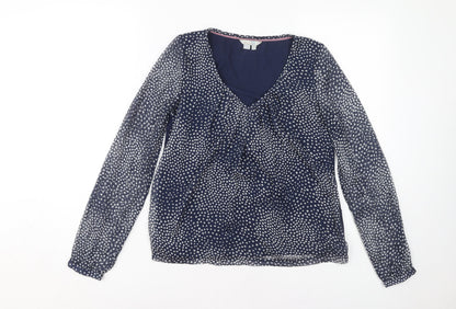 Womens UK Size 6 Boden Blue Tunic Blouse