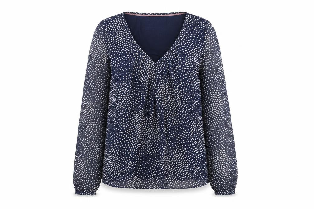 Womens UK Size 6 Boden Blue Tunic Blouse