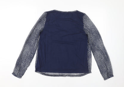 Womens UK Size 6 Boden Blue Tunic Blouse