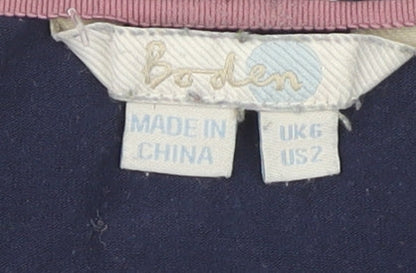 Womens UK Size 6 Boden Blue Tunic Blouse
