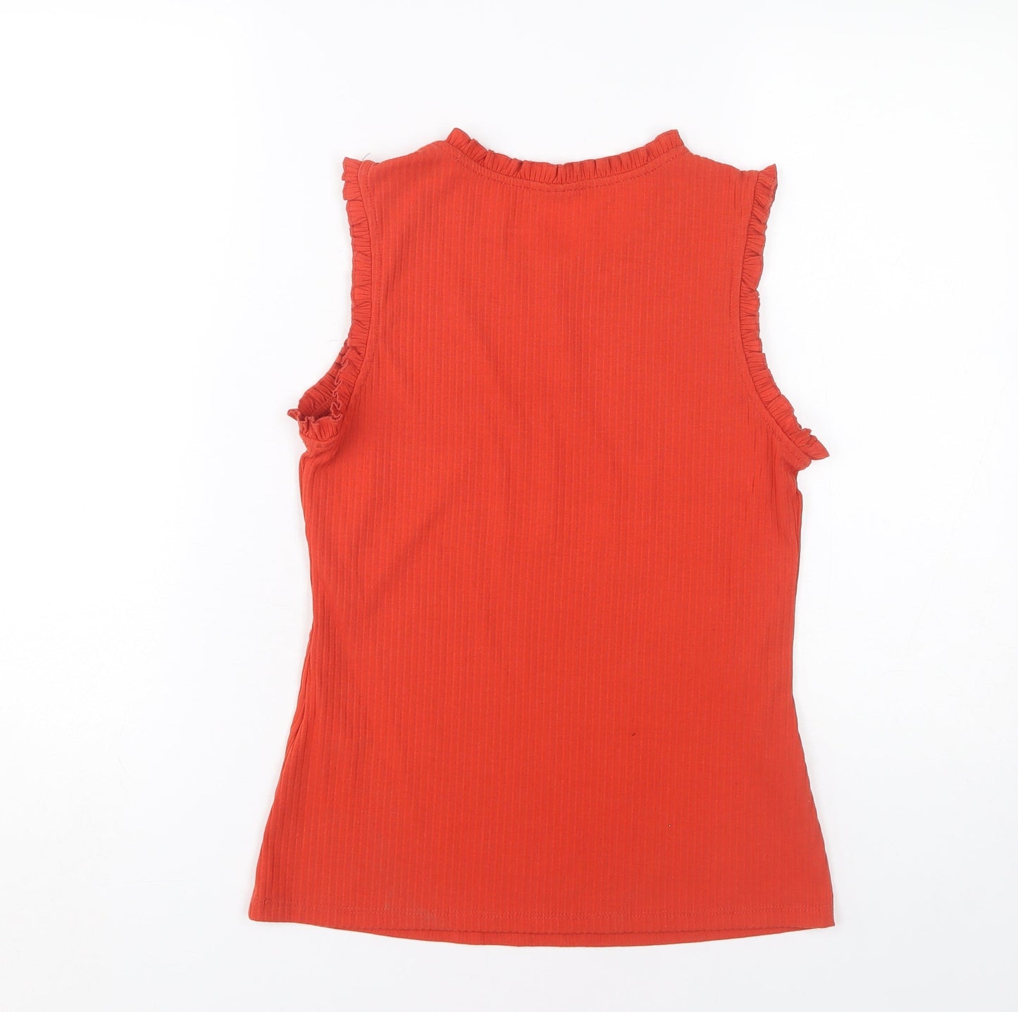 Womens UK Size S JACQUELINE de YONG Red Basic Tank