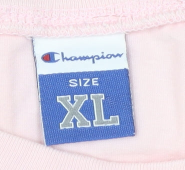 Champion Women's Pink XL Sleeveless Tank Top