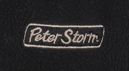 Mens UK Size M Peter Storm Black Basic Jacket