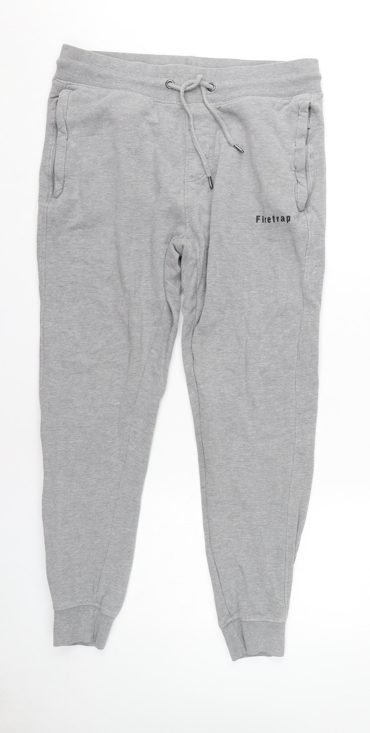 Firetrap Men's Grey L Jogger Trousers - Casual Comfort