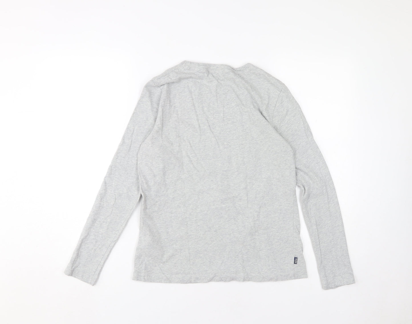 Womens UK Size 10 Superdry Grey Basic T-Shirt