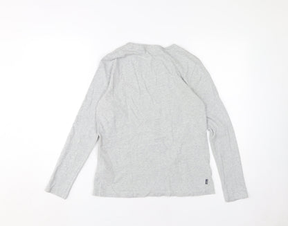 Womens UK Size 10 Superdry Grey Basic T-Shirt