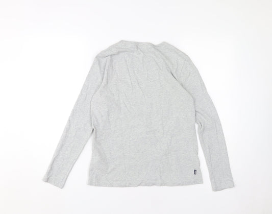 Womens UK Size 10 Superdry Grey Basic T-Shirt