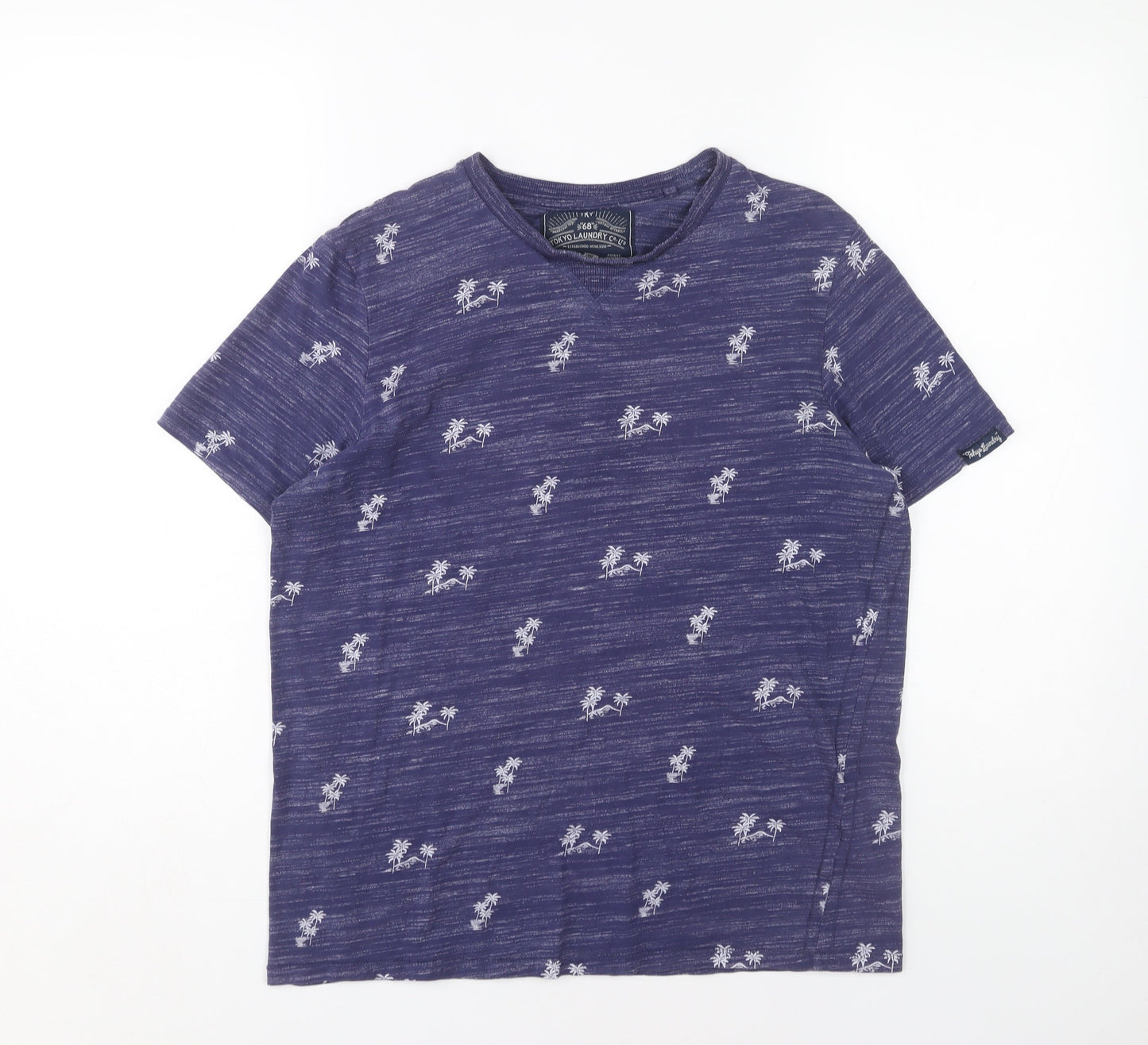 Unisex Adults UK Size M Tokyo Laundry Blue Jersey T-Shirt