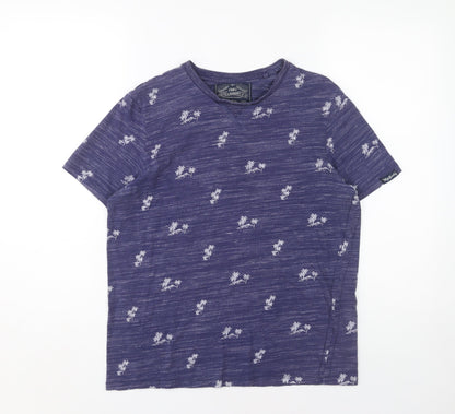 Unisex Adults UK Size M Tokyo Laundry Blue Jersey T-Shirt