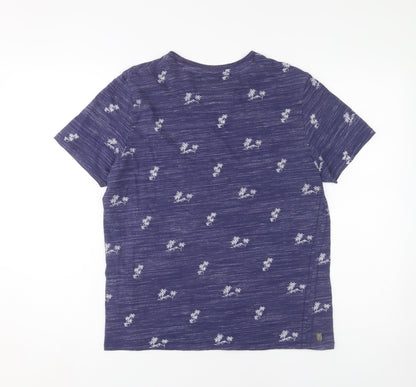 Unisex Adults UK Size M Tokyo Laundry Blue Jersey T-Shirt