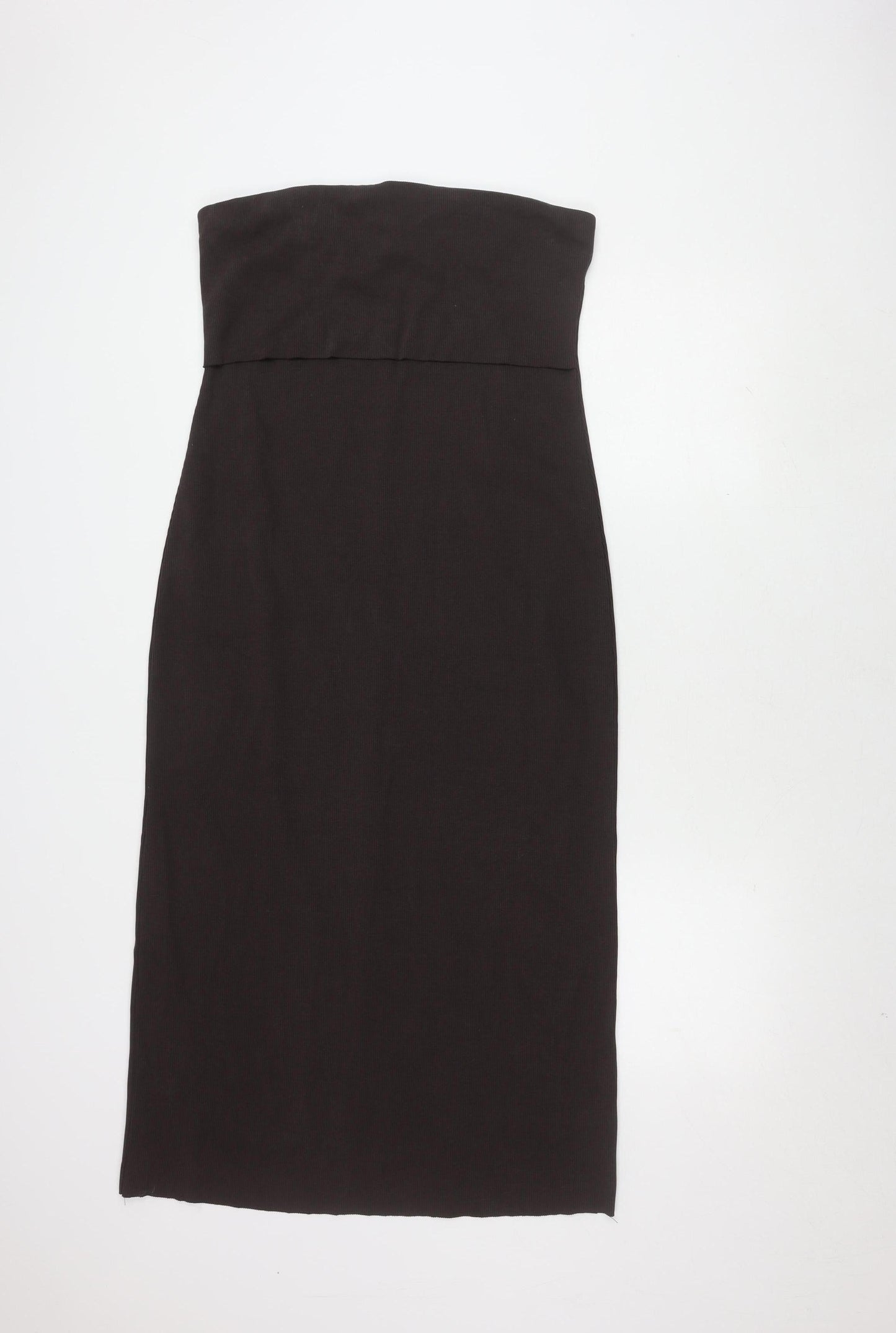 Marks and Spencer Women's Brown Sheath Dress - Size 14