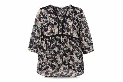 Marks and Spencer Women's Floral Dress, Size 14, Beaded