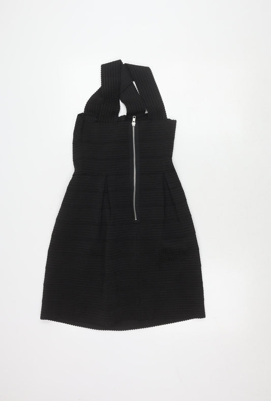 New Look Women’s Black Dress Size 8 with Zip Closure