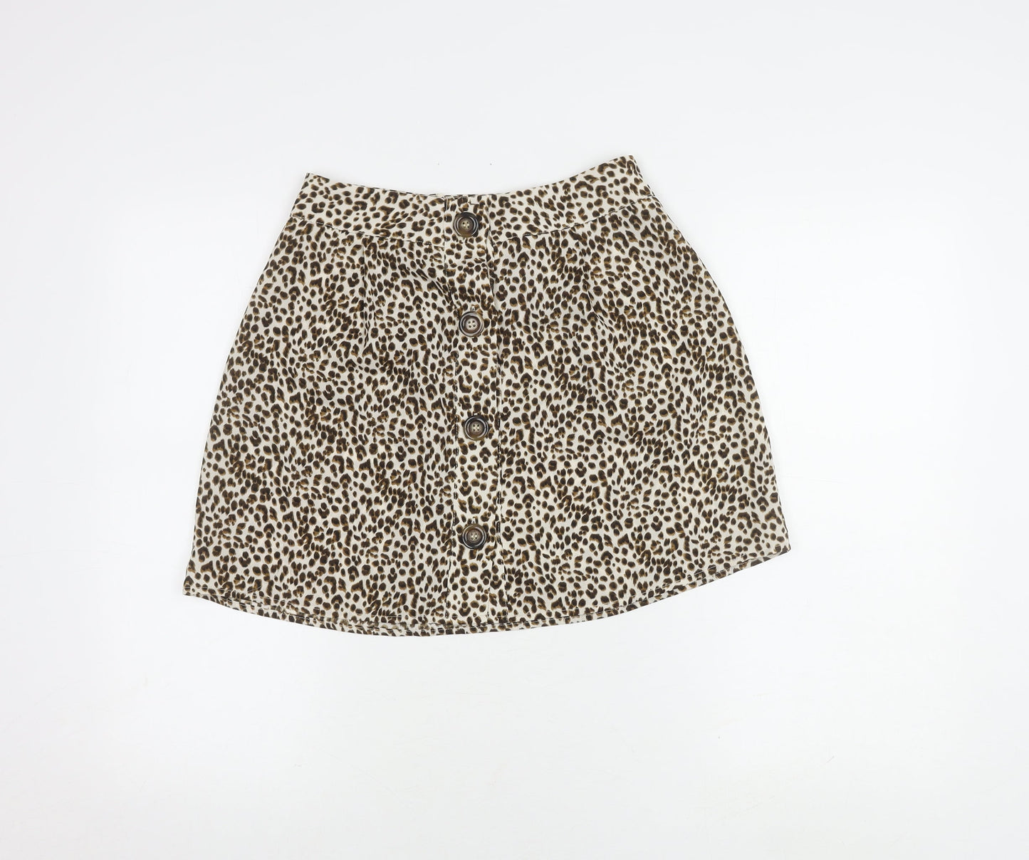 PrettyLittleThing Women's Leopard Print Mini Skirt