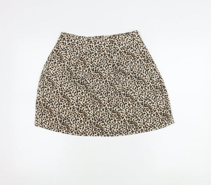 PrettyLittleThing Women's Leopard Print Mini Skirt