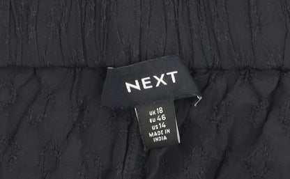 Next Women's Black Shorts Size 18 - Classic Elegance