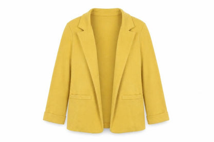 Womens UK Size 8 New Look Regular Yellow Blazer