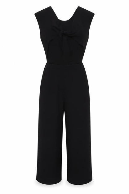 Womens UK Size XS Zara One-Piece Black Jumpsuit