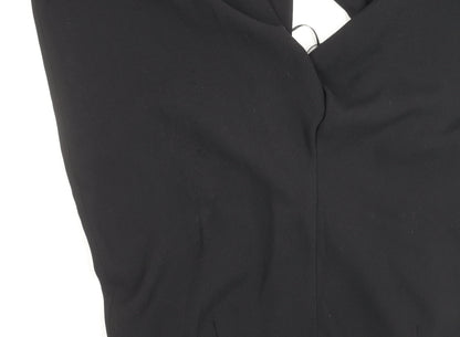 Zara Women's Black XS Wide-Leg Jumpsuit - Casual Style