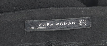 Zara Women's Black XS Wide-Leg Jumpsuit - Casual Style