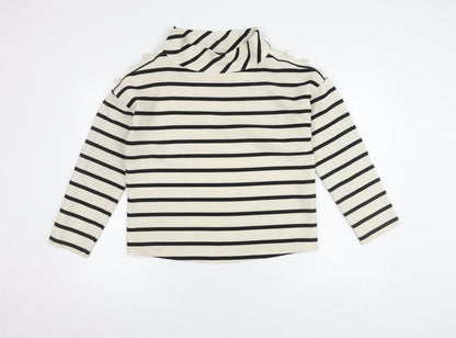 Womens UK Size 12 Zara White Basic Blouse