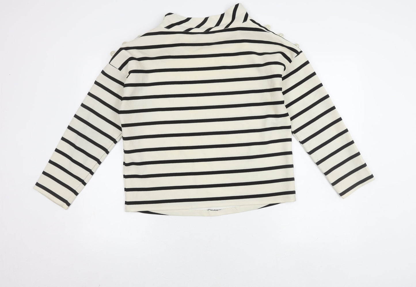 Womens UK Size 12 Zara White Basic Blouse