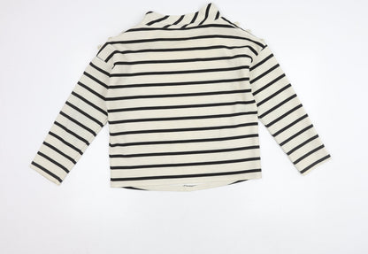 Womens UK Size 12 Zara White Basic Blouse