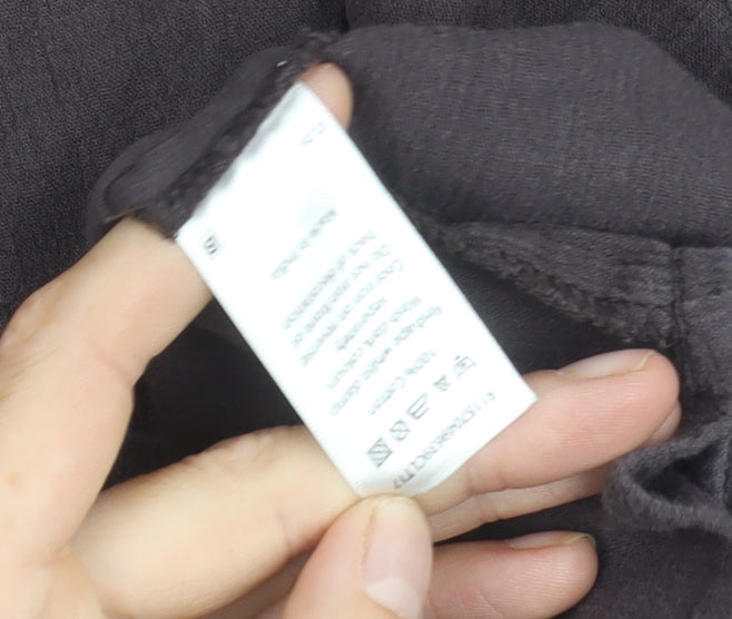 Bonmarché Women's Brown V-Neck Sequin Tunic Size 18