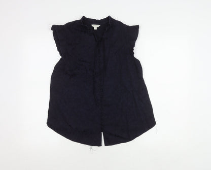 Womens UK Size M Monsoon Black Basic Blouse