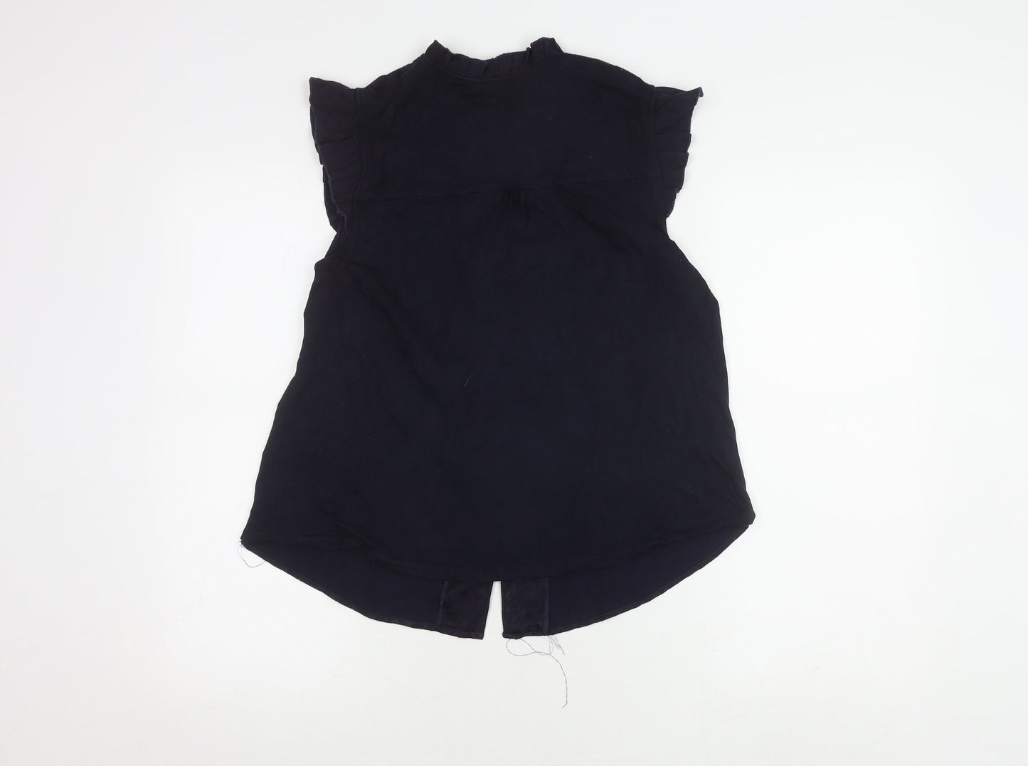 Womens UK Size M Monsoon Black Basic Blouse