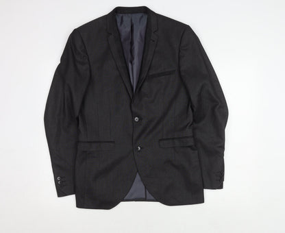 Mens UK Size 38 NEXT Regular Black Suit Jacket