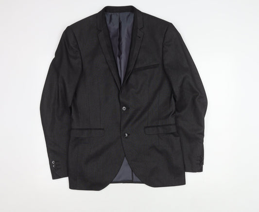 Mens UK Size 38 NEXT Regular Black Suit Jacket